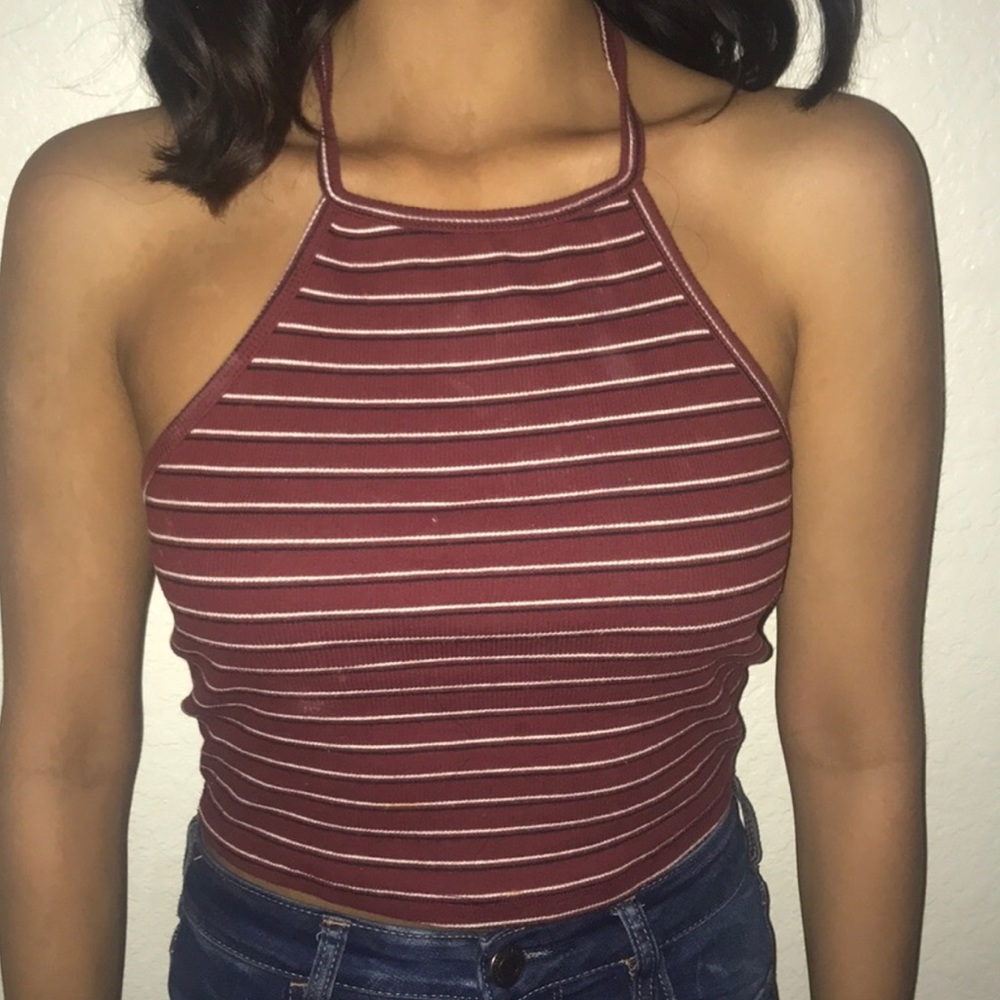 Striped Halter top